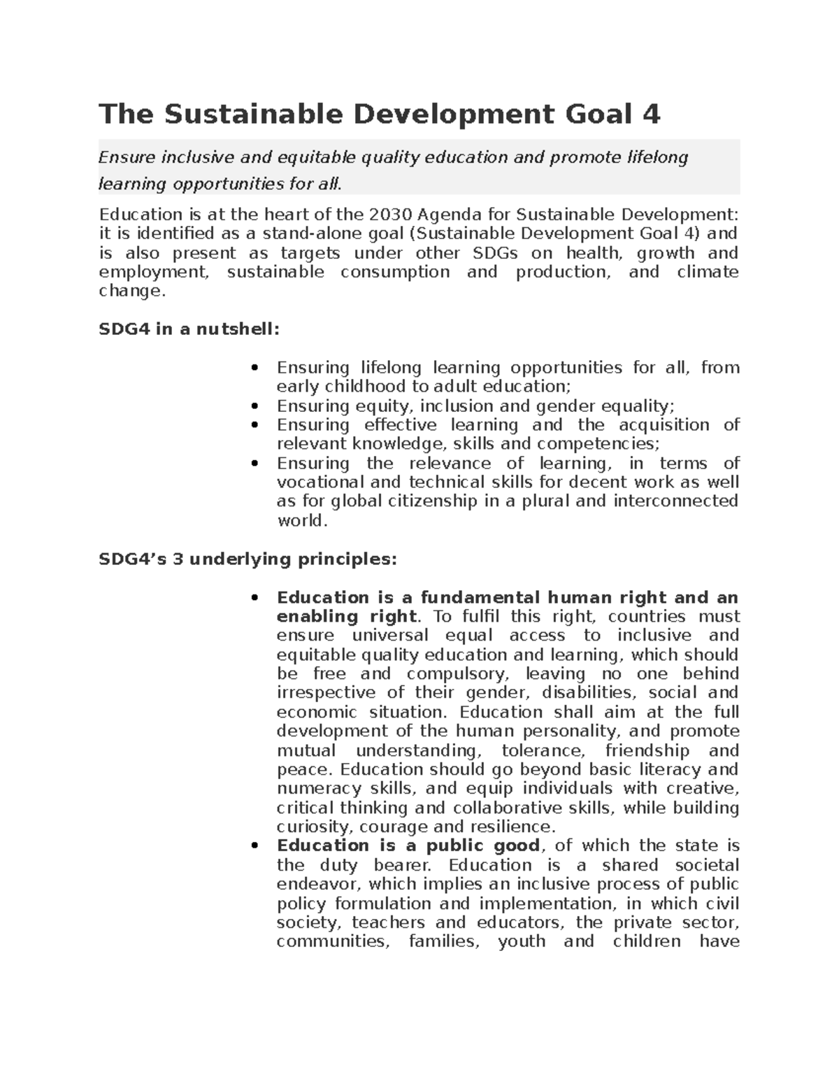 NEWS- Article-2 - The Sustainable Development Goal 4 Ensure inclusive ...