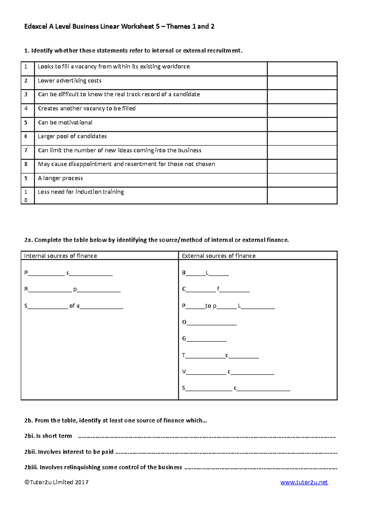 5 - LW - Ffryrdgdfghdfgdfd - Edexcel A Level Business Linear Worksheet ...