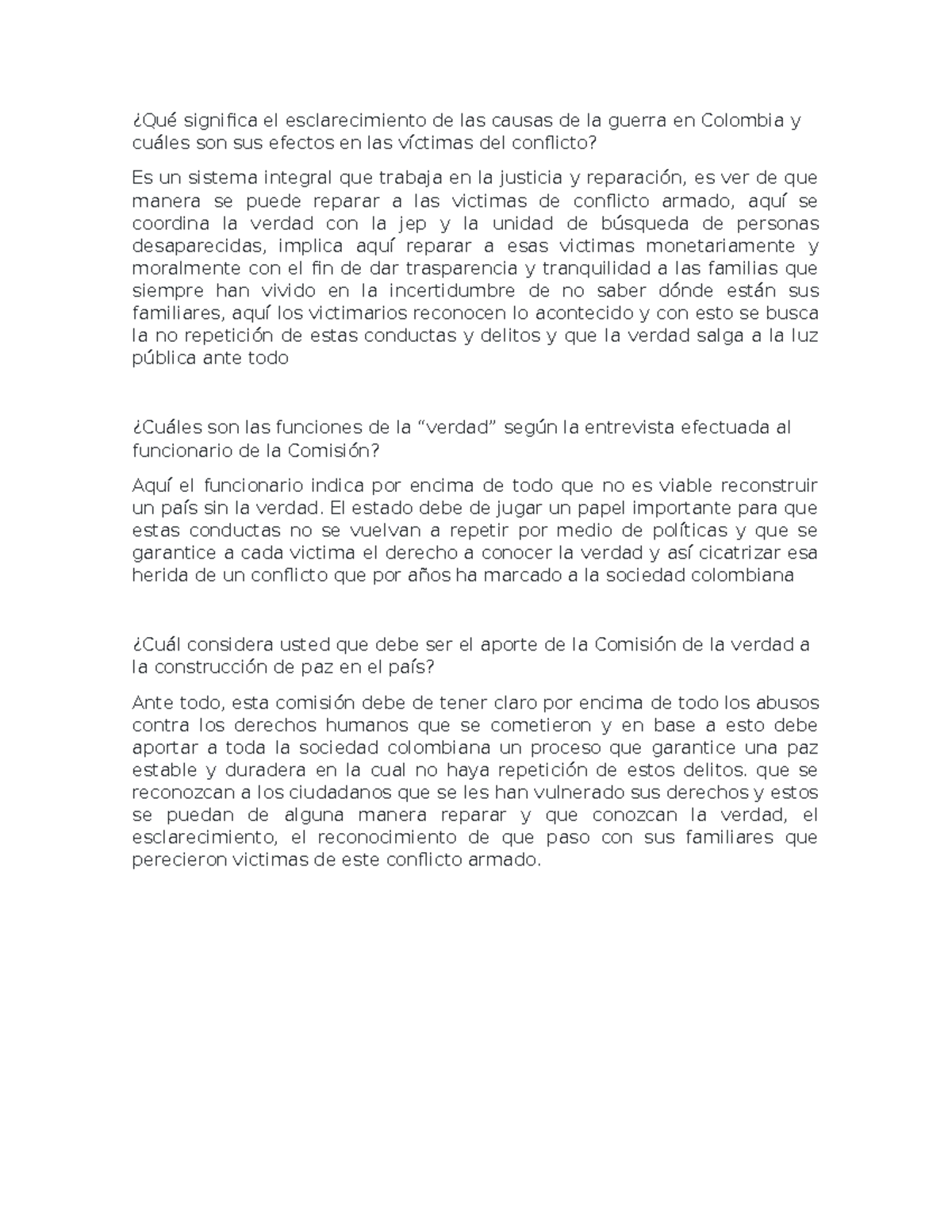 causas de la guerra en Colombia - El estado debe de jugar un papel ...