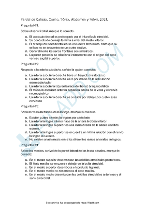 CARA - resumen de cara - 19. CRÁNEO La línea de Poirier separa la ...