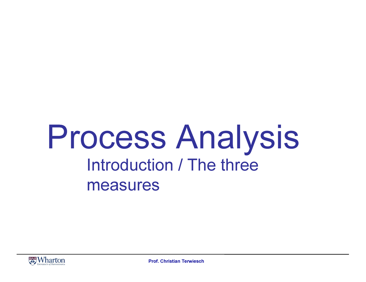 homework assignment module 2 process analysis