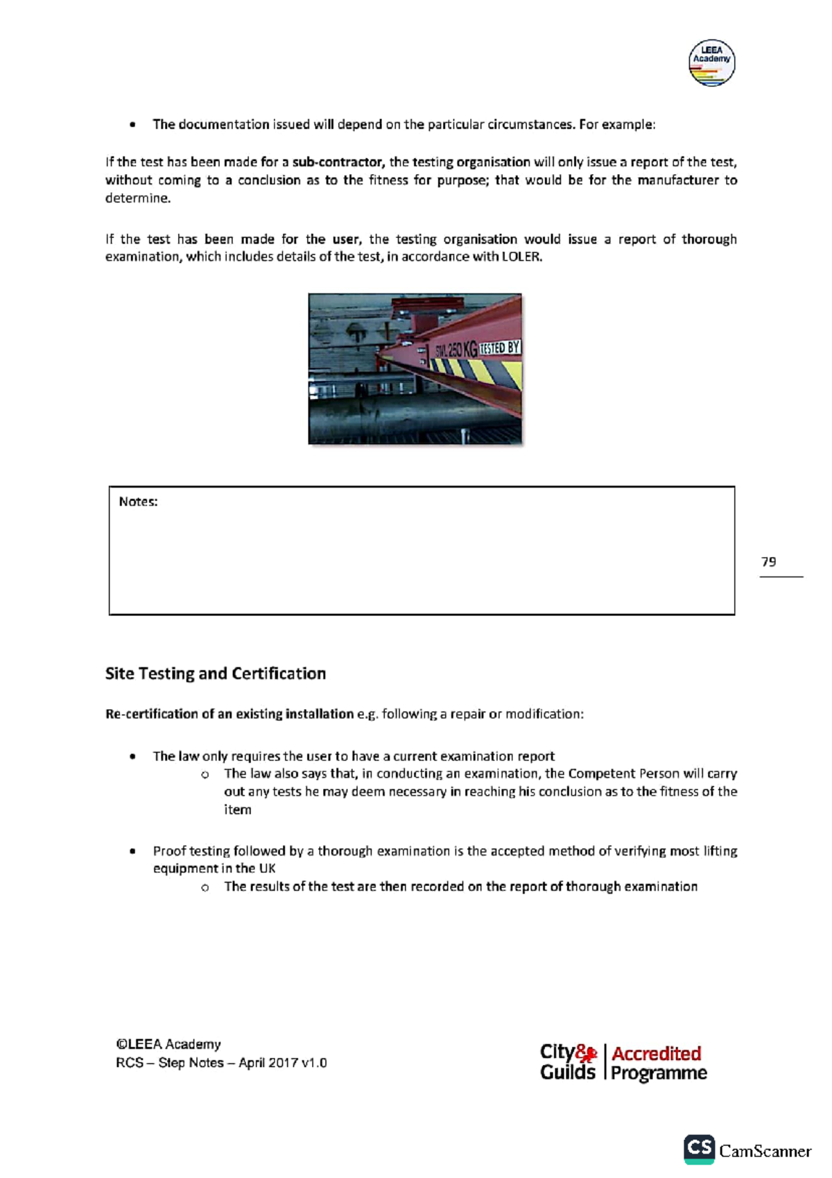 Part 9 - Site Testing and Certification Site Testing and Examination ...
