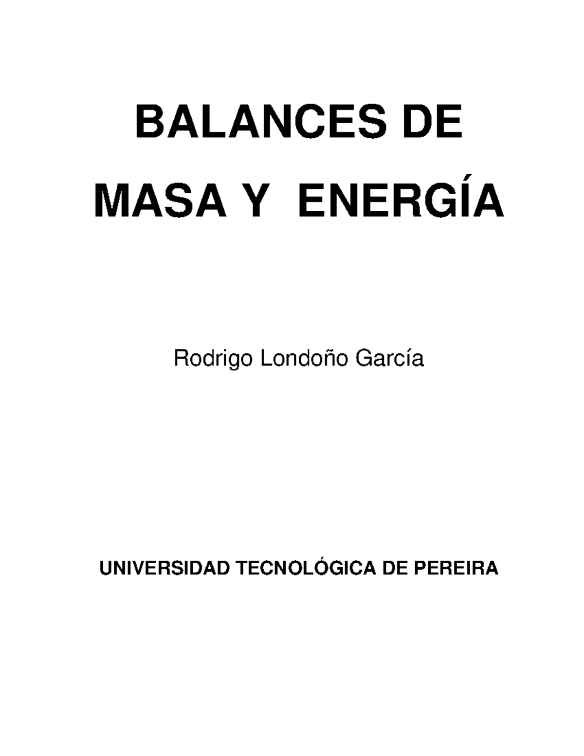 Libro Bme2015 1 Ejercicios De Balance De Materia Y Energía Balances De Masa Y EnergÍa 1430