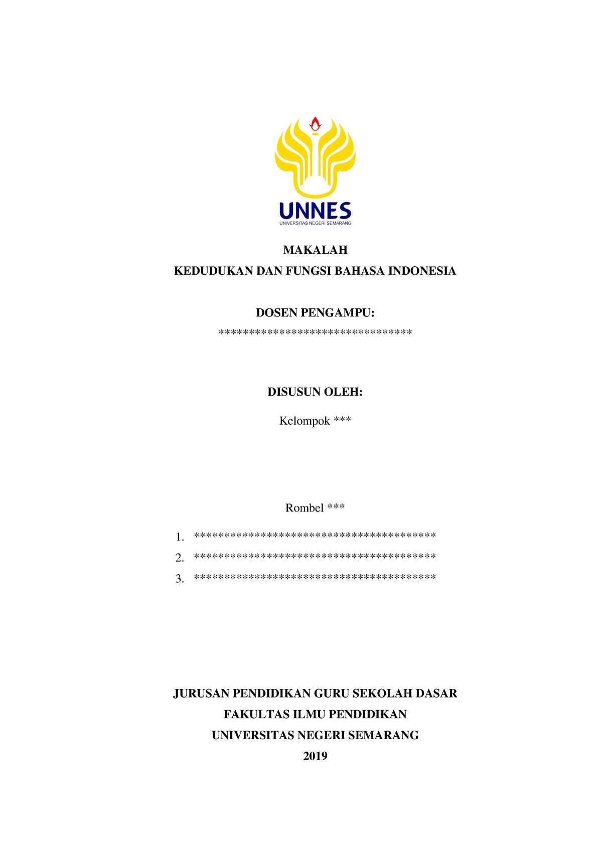 Kedudukan Dan Fungsi Bahasa Indonesia - MAKALAH KEDUDUKAN DAN FUNGSI ...