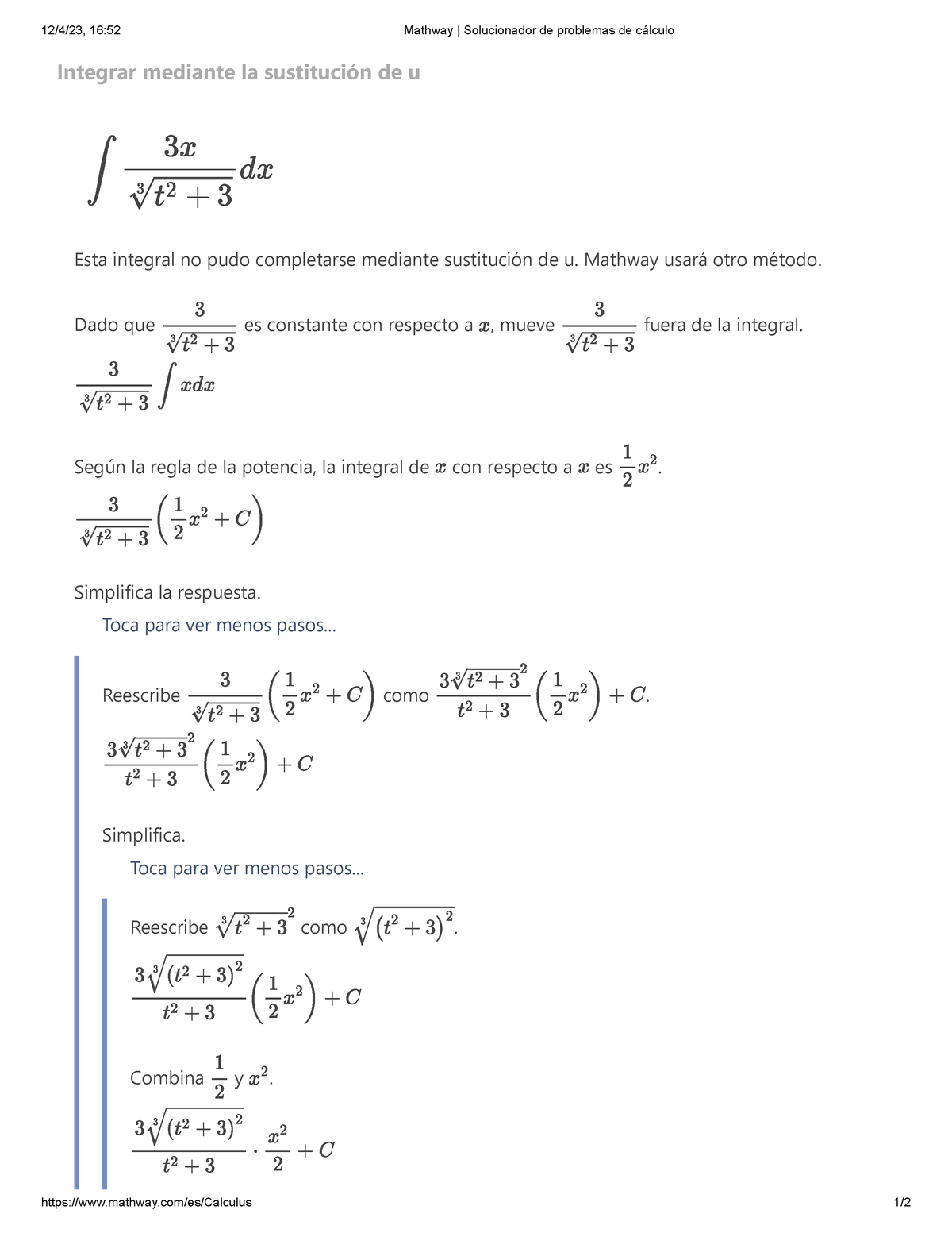 Mathway Ejercicio 6 - 12/4/23, 16:52 Mathway | Solucionador De ...