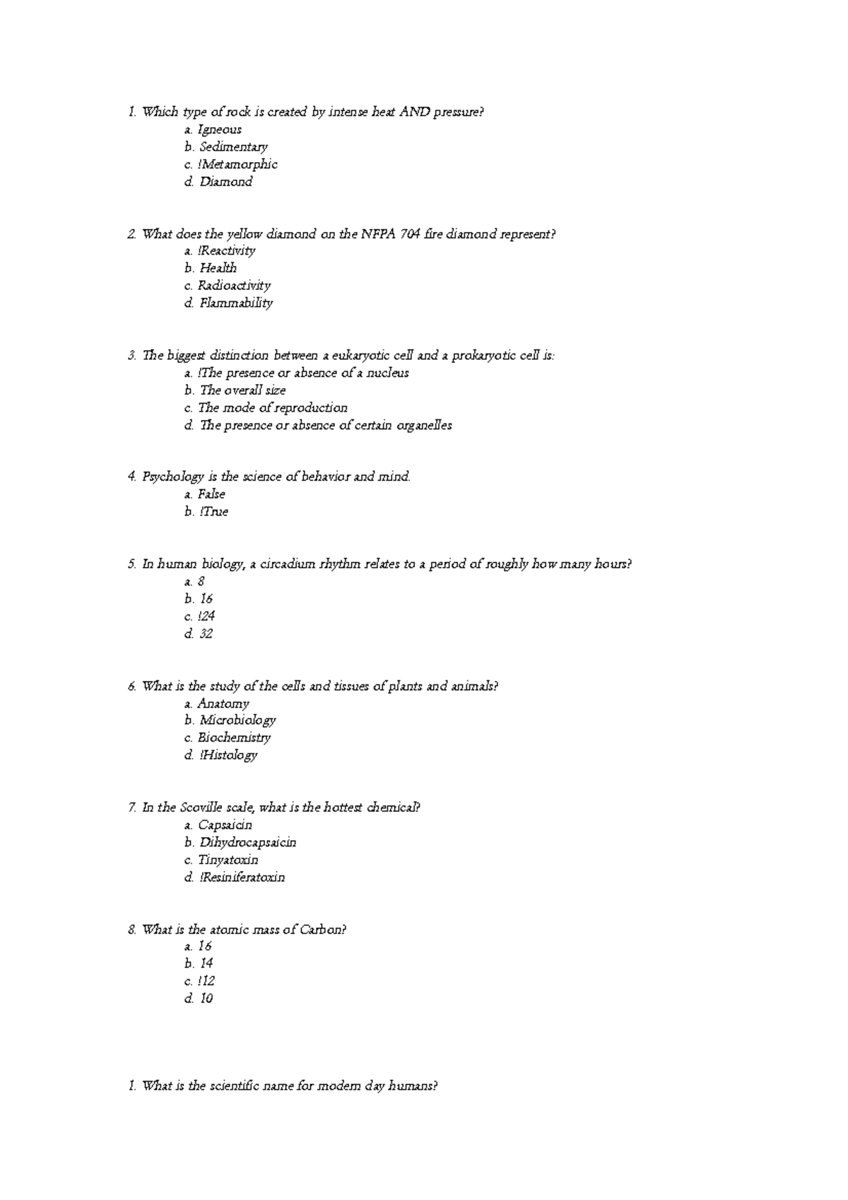 Which Type Of Rock Is Created By Intense Heat And Pressure
