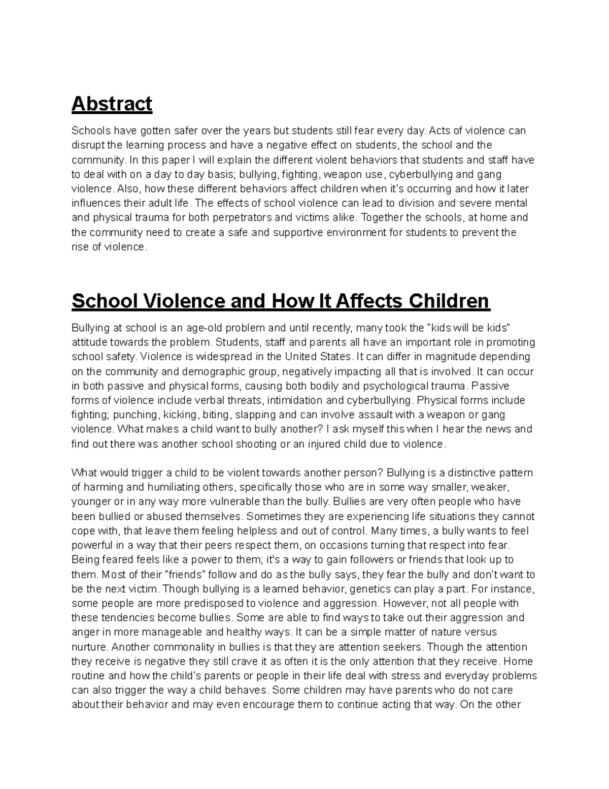 argumentative essay school shootings