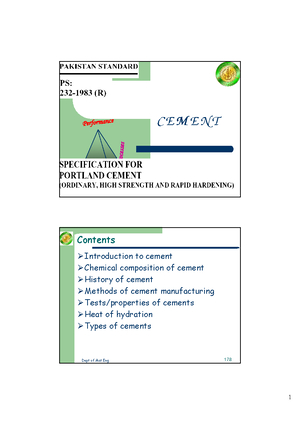 Construction Materials manuals - civil engineering - Studocu