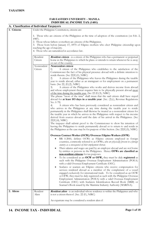 TAX Preweek Lecture B42 - ReSA - THE REVIEW SCHOOL OF ACCOUNTANCY CPA ...