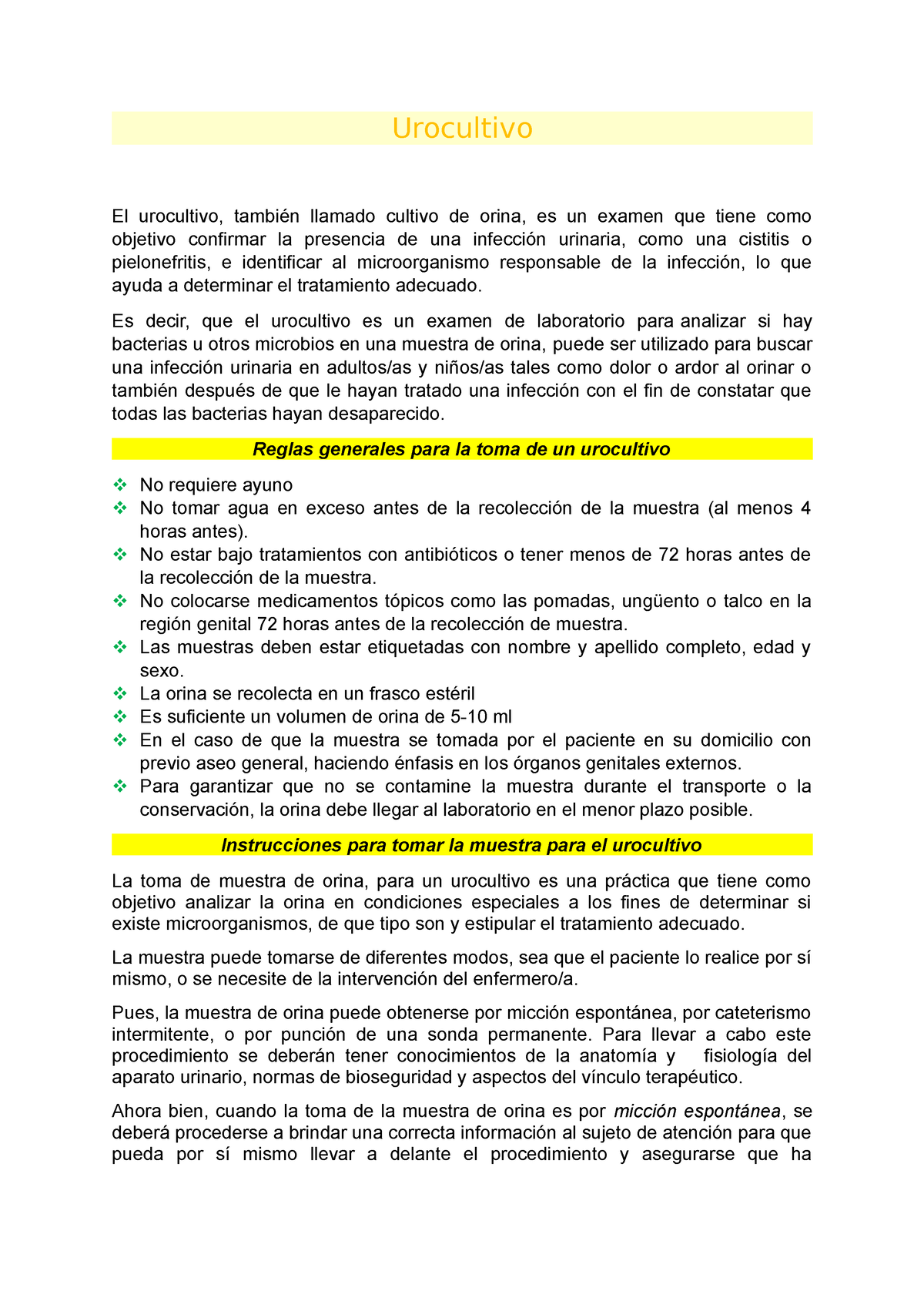 Urocultivo Urocultivo El Urocultivo Tambi N Llamado Cultivo De Orina