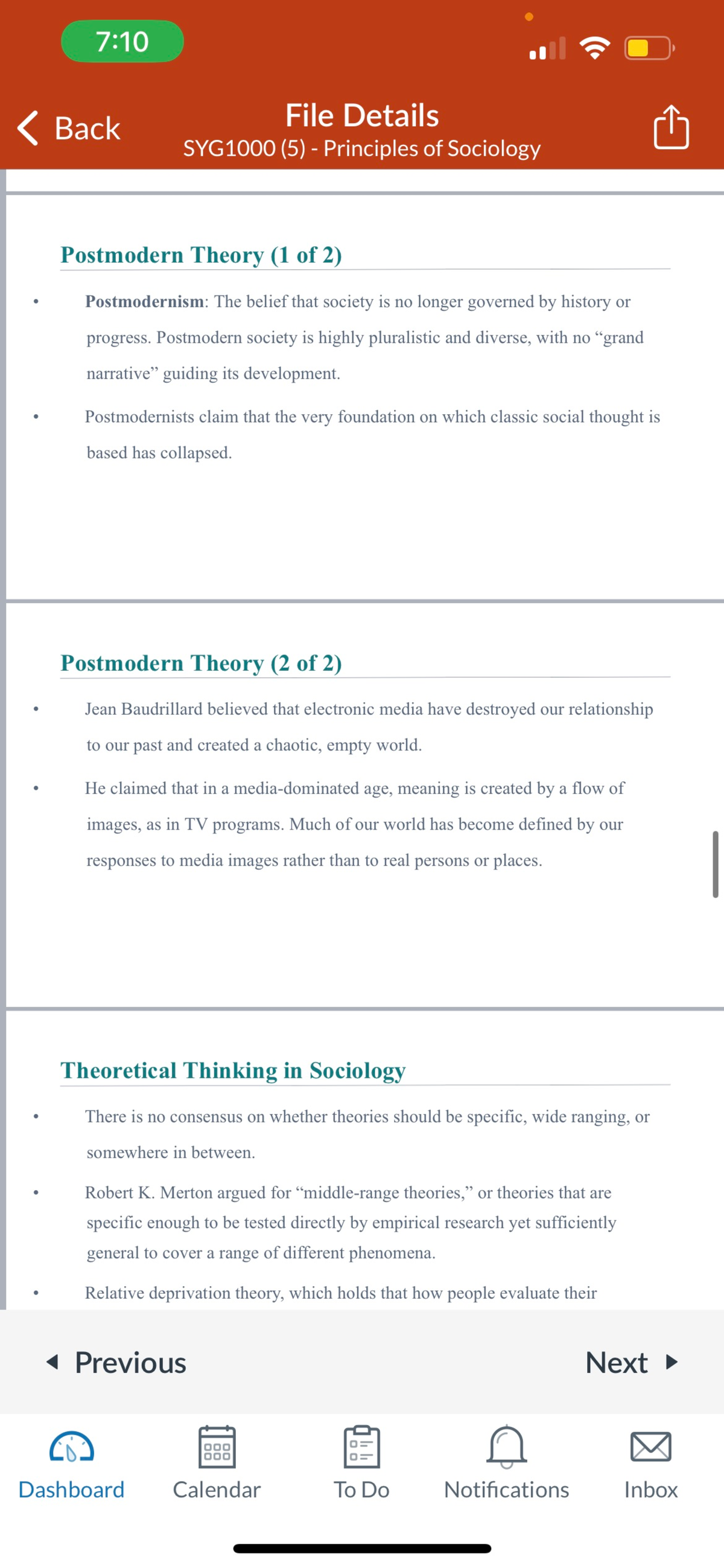 Sociology Chapter 1 - SYG1000 - Studocu