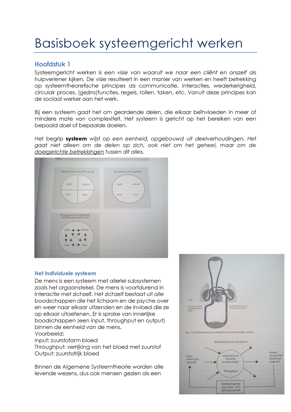 Samenvatting Basisboek Systeemgericht Werken Marius Nabuurs - Basisboek ...