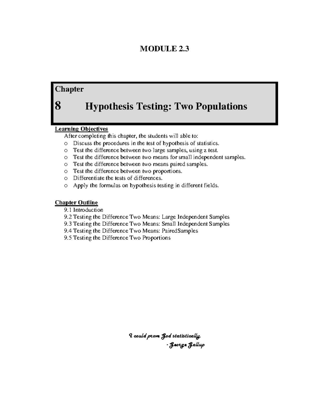 hypothesis testing in eda