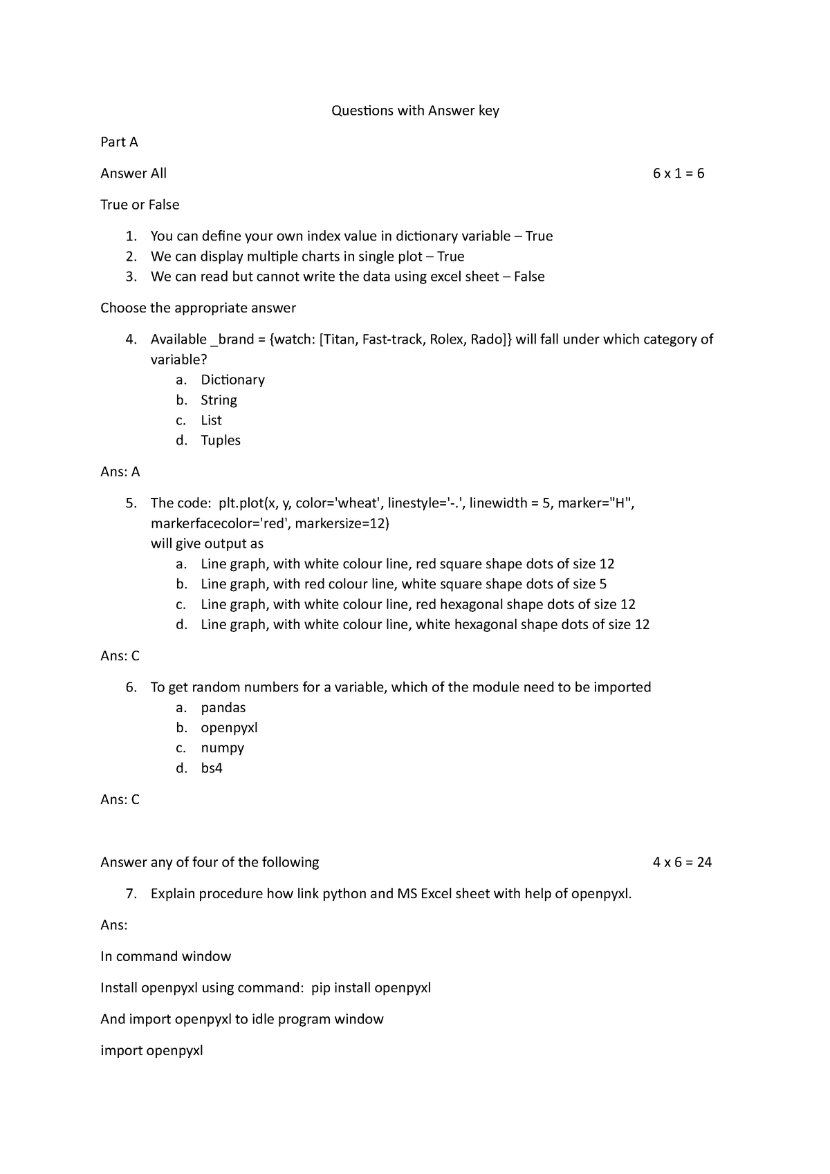 test-2-bba-python-unit-test-questions-questions-with-answer-key