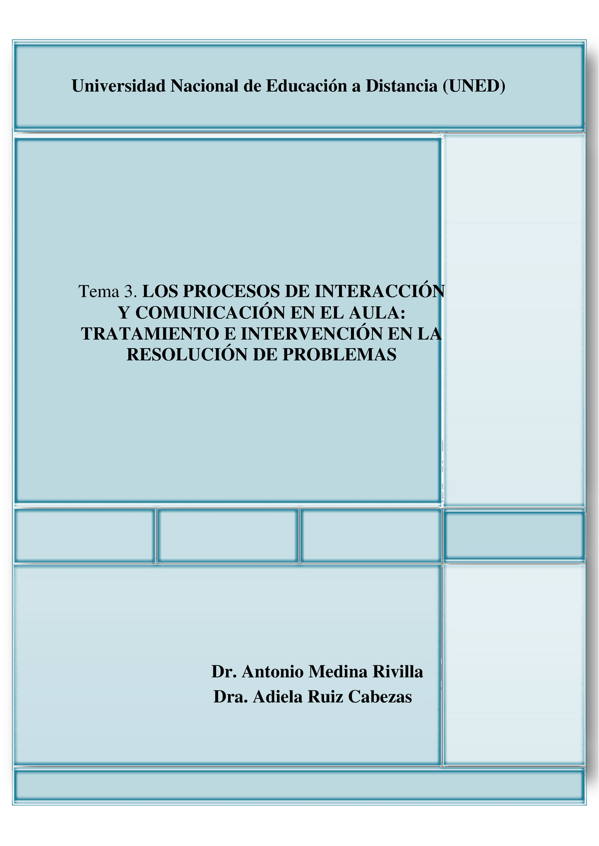 Tema 3 Los Procesos De Interacción Y Comunicación En El Aula Universidad Nacional De Educación 1028