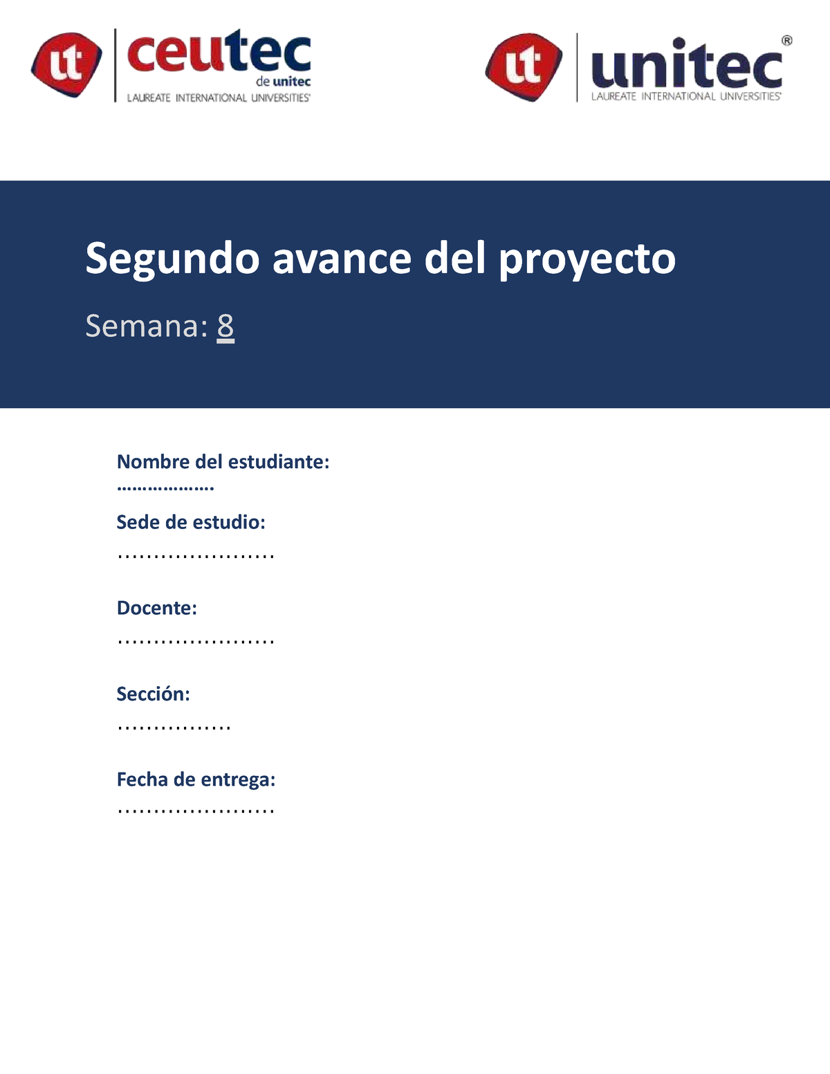 Segundo Avance Del Proyecto Grupal - Segundo Avance Del Proyecto Semana ...