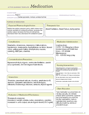 Potassium - Drug Cards - ACTIVE LEARNING TEMPLATES THERAPEUTIC ...