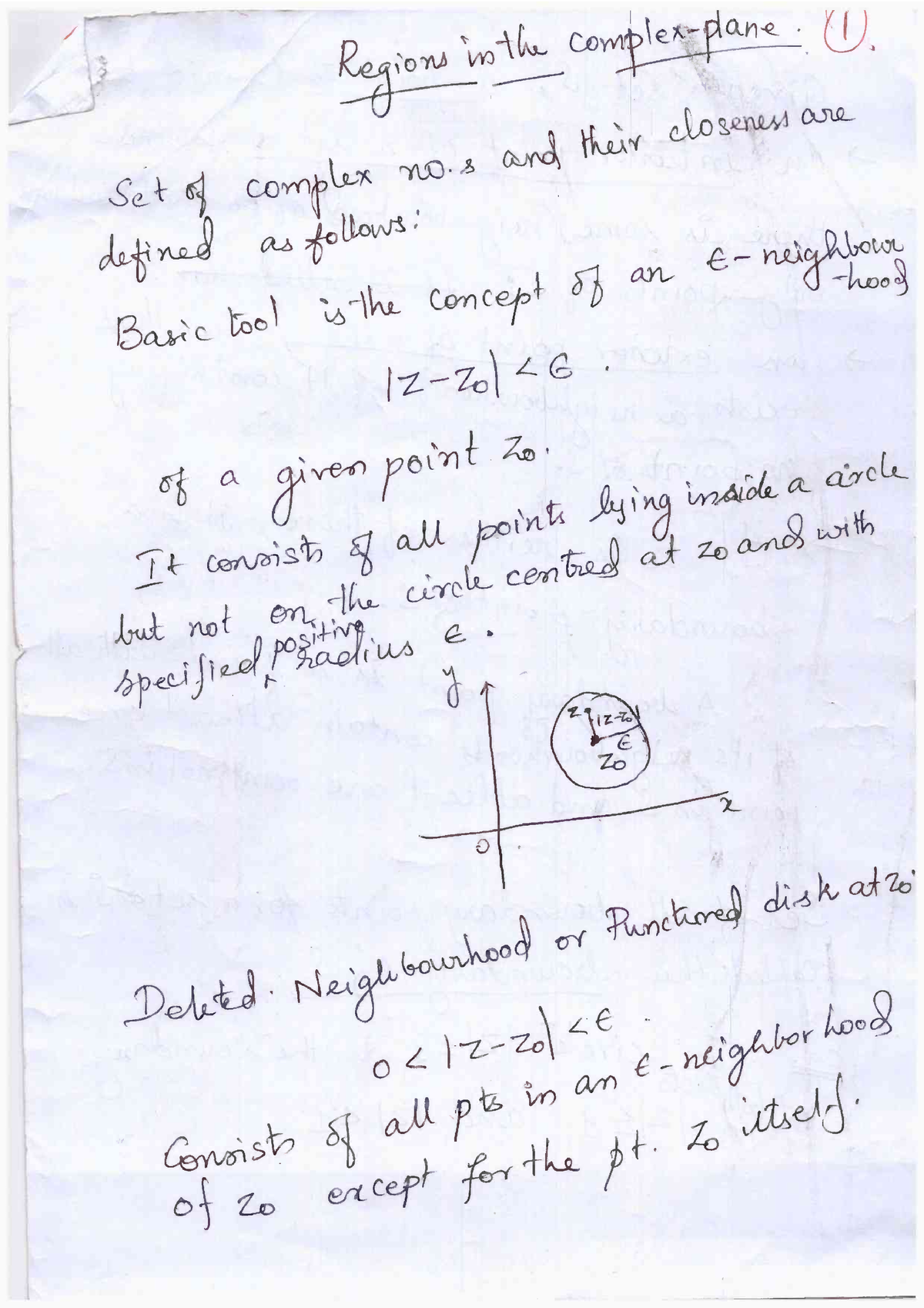 MA102-Complex Notes-Set1 - Engineering Mathematic - Studocu