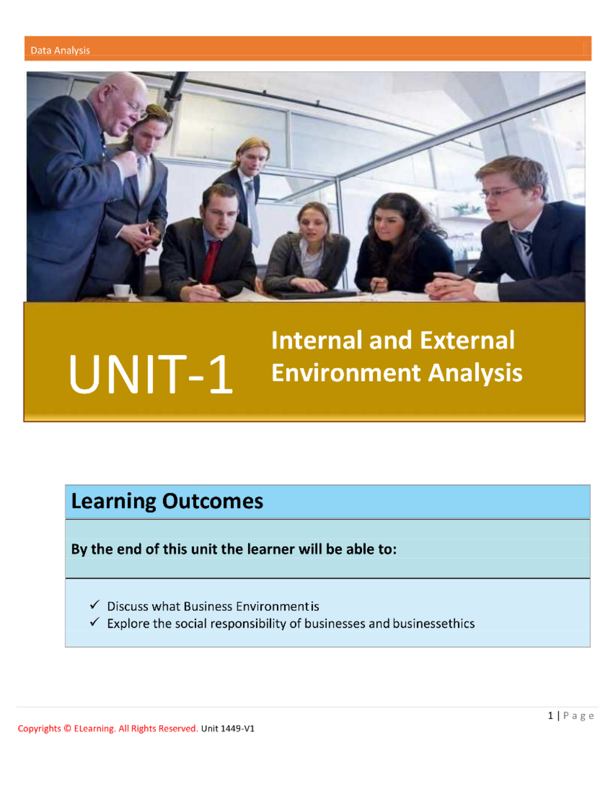 1677513607 Unit 1 Internal and External Environment Analysis - Public ...