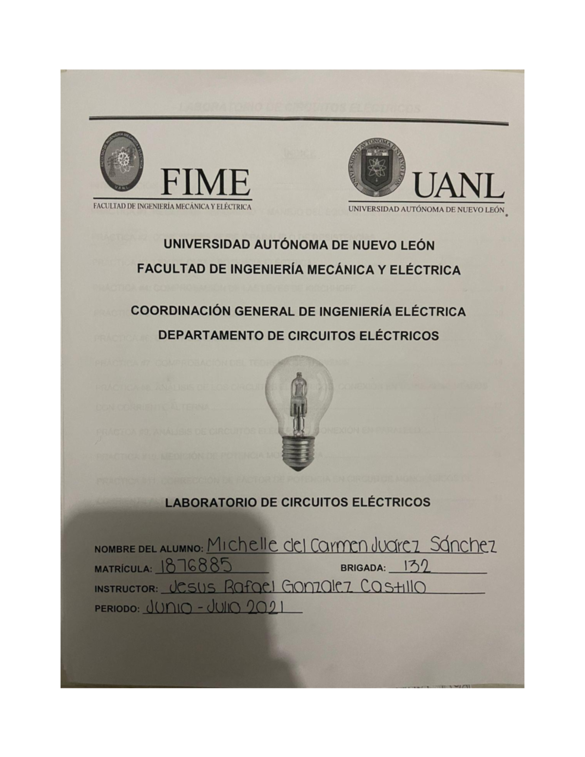 LAB. Circuitos Electricos ( Practicas) - Circuitos Eléctricos Y ...