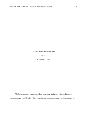 4-3 Final Project Milestone Three Human Resource Management - Final ...