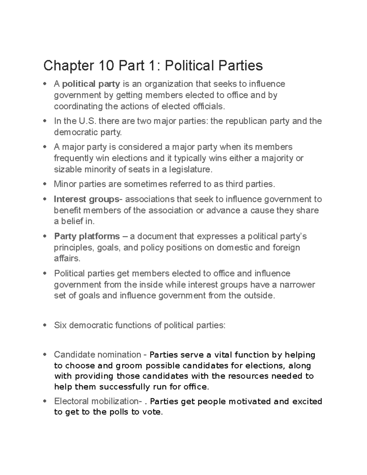 chapter-10-part-1-tophat-notes-chapter-10-part-1-political-parties