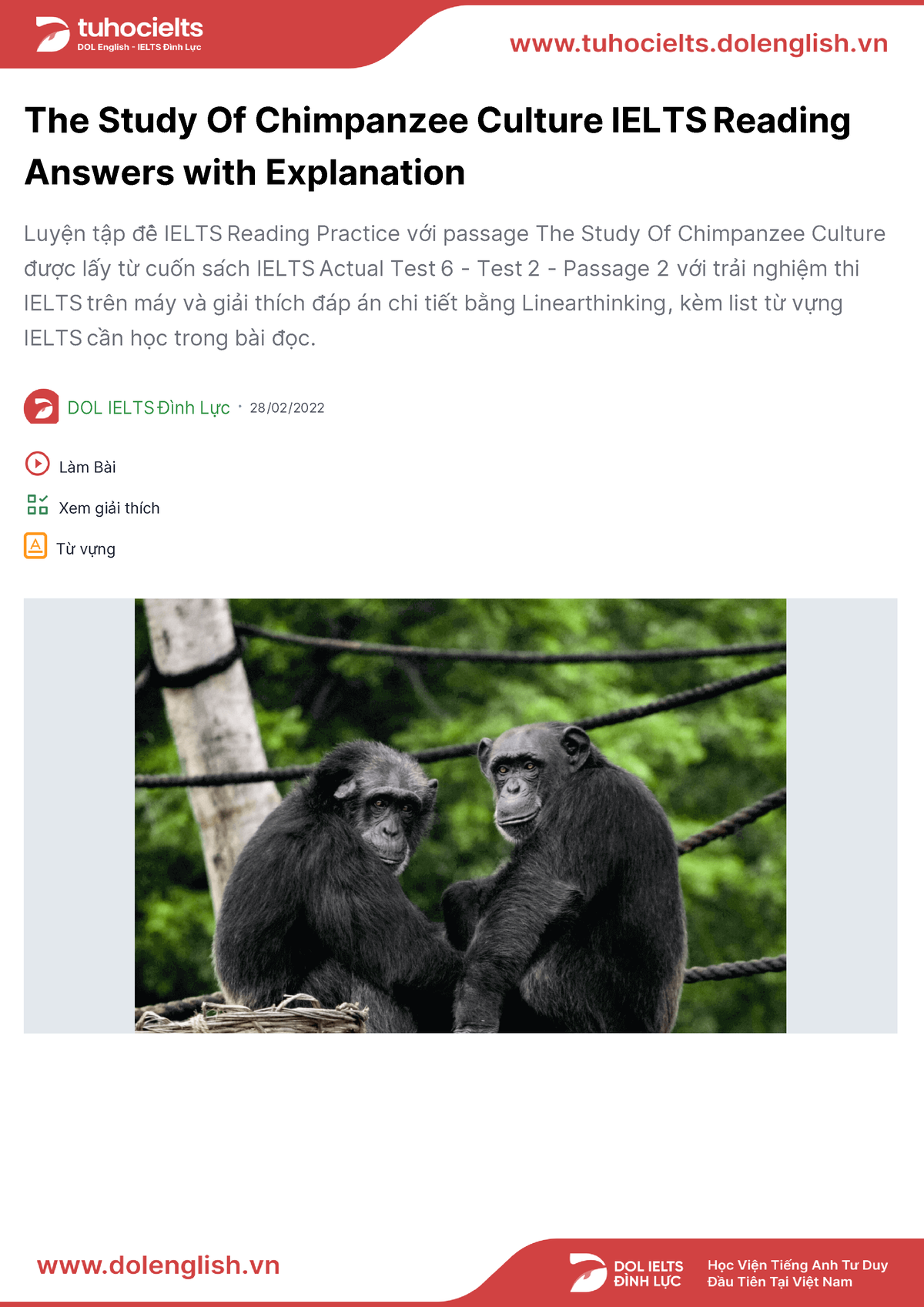 The Study of Chimpanzee Culture - ####### - Studocu