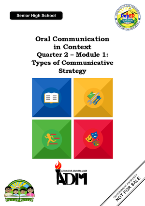Oral Communication- Q1 Module 7 Speech Act - Oral Communication in ...