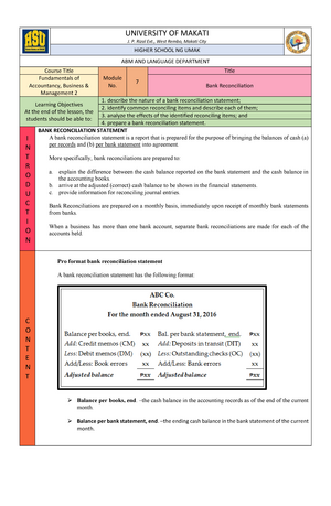 FABM2 Module 5 Analysis And Interpretation Of FS - UNIVERSITY OF MAKATI ...