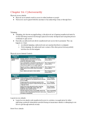 Adm4346 - Chapter 14 - lecture notes - Chapter 14: Information Systems ...