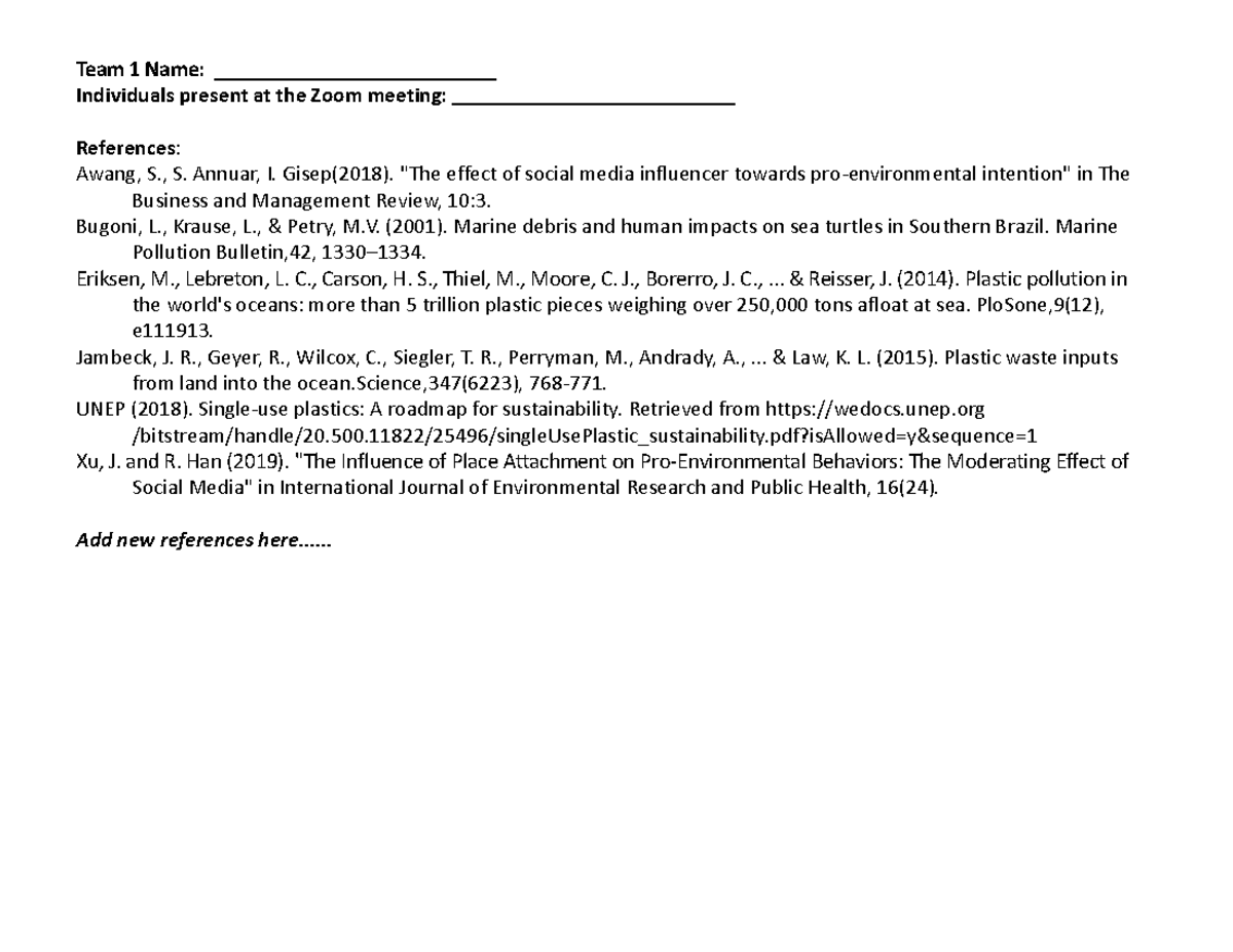 Link Evidence to Alternative Performance TEAM WORK F22( Online) Team