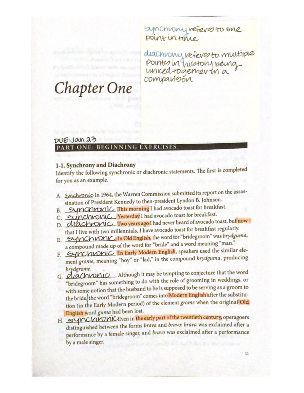 ENG 241 Workbook Exercises Week 2 - ENG 241 - Studocu