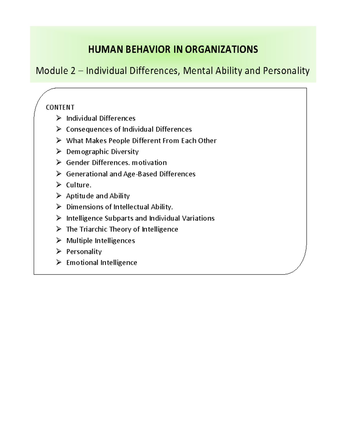 Individual Differences - Motivation Generational And Age-Based ...