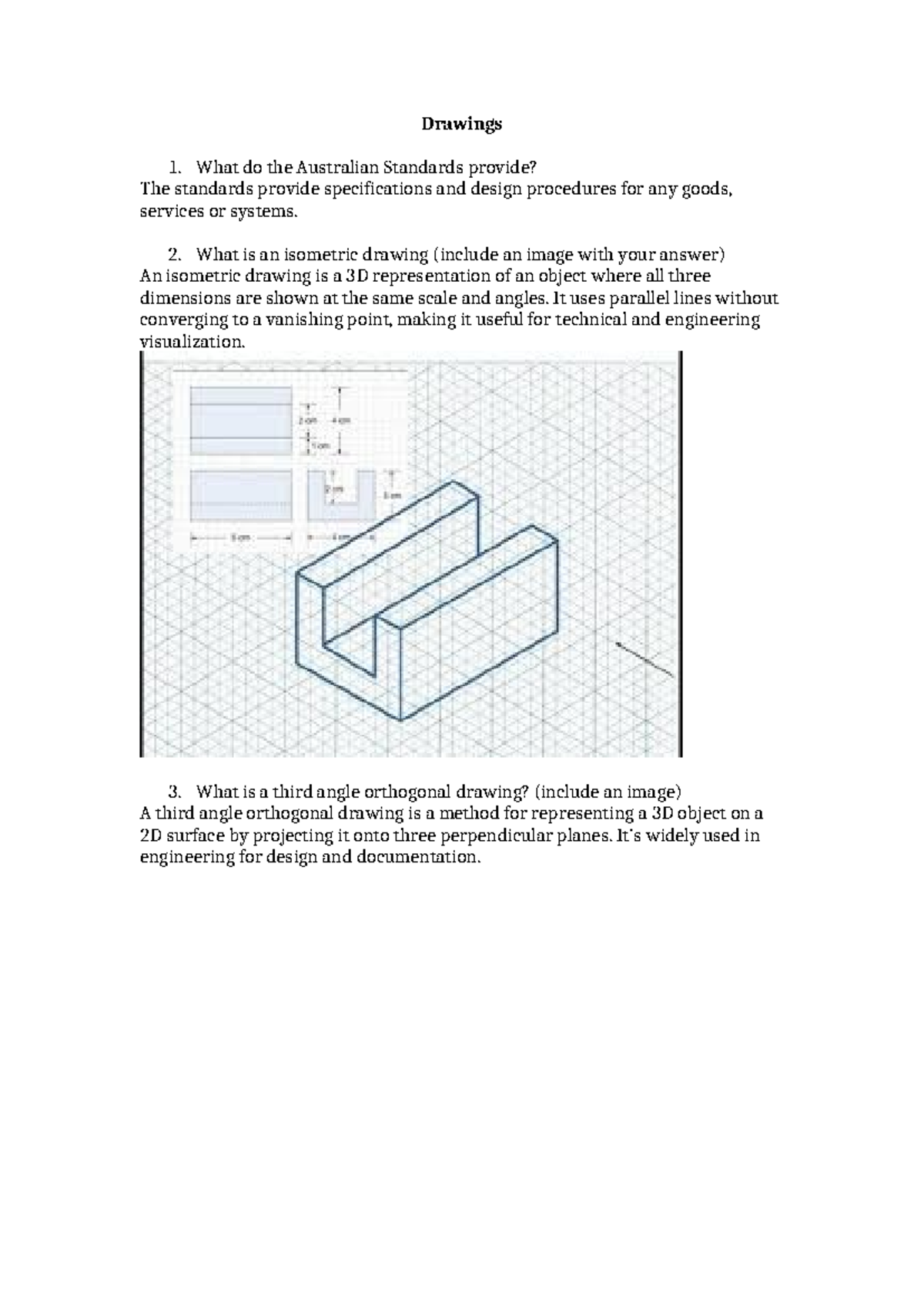 Drawings - Engineering studies - Drawings What do the Australian ...