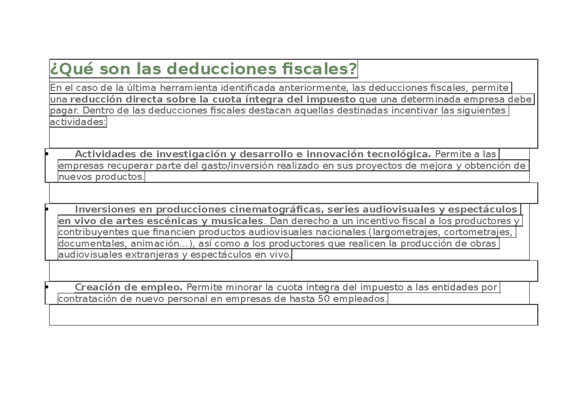 Qué son las deducciones fiscales - Dentro de las deducciones fiscales ...