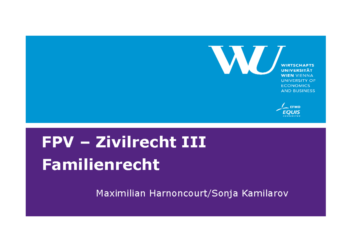 Anwälte Für Familienrecht In Der Nähe Folien Familienrecht Kamilarov - FPV – Zivilrecht III Familienrecht