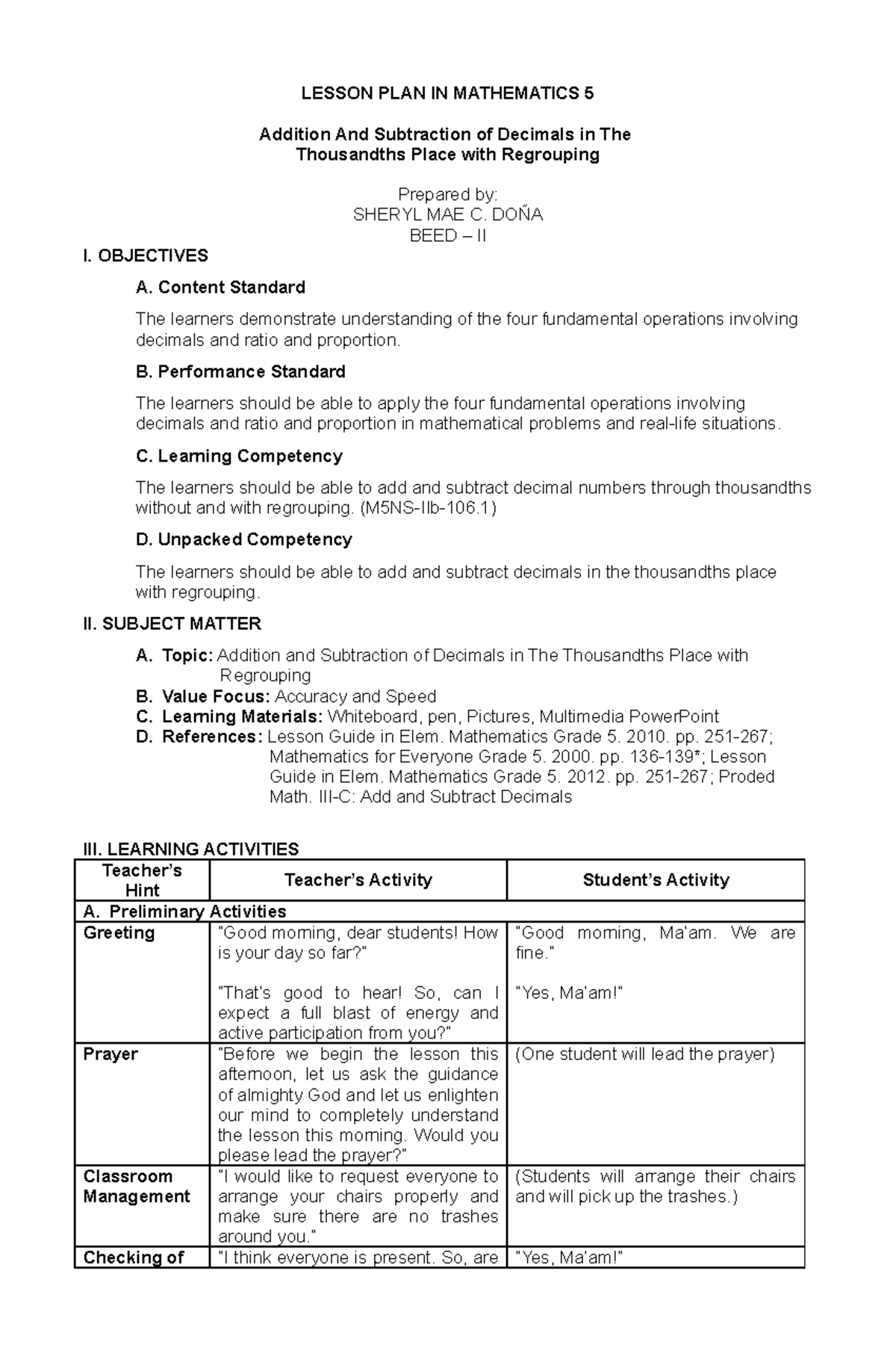 Math Detailed Lesson Plan (Auto Recovered) - LESSON PLAN IN MATHEMATICS ...