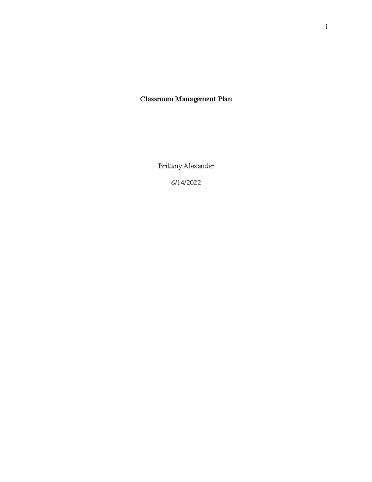 classroom-management-plan-classroom-management-plan-brittany