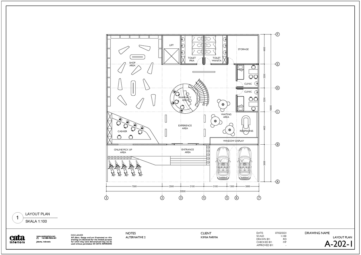 Kimia Farma Layout - APPROVED BY: CHECKED BY: DISCLAIMER Al l pl ans ...