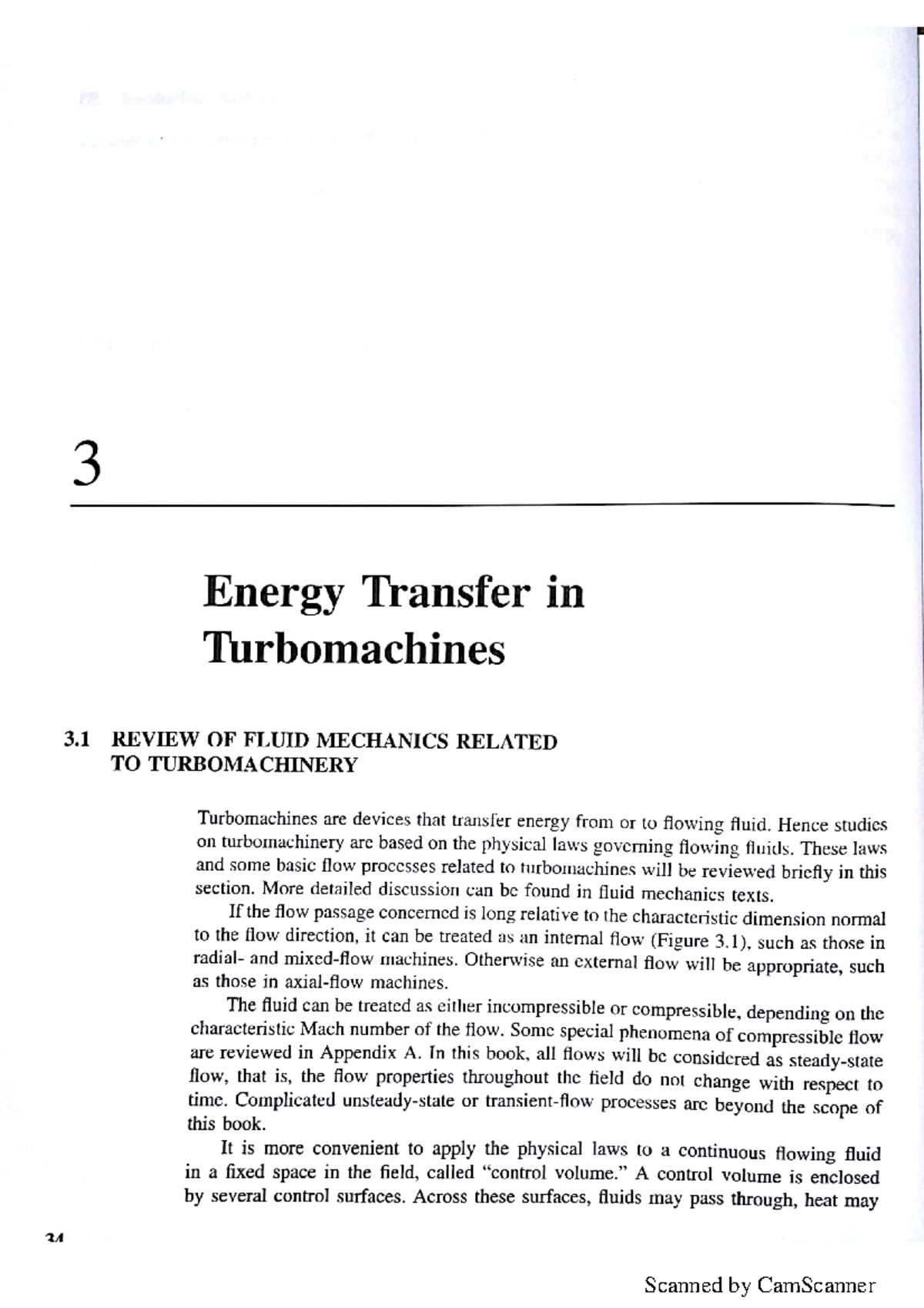 Ch 3 Energy Transfer in Turbomachines - MECHENG-150 - Studocu