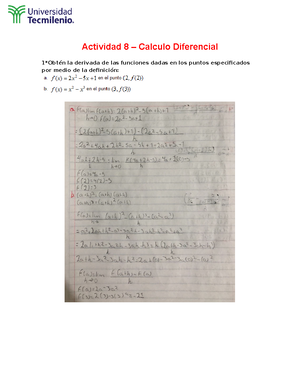 Calculo Diferencial Actividad 7 (1) - Semestre AGO-DIC 2023 Cálculo ...