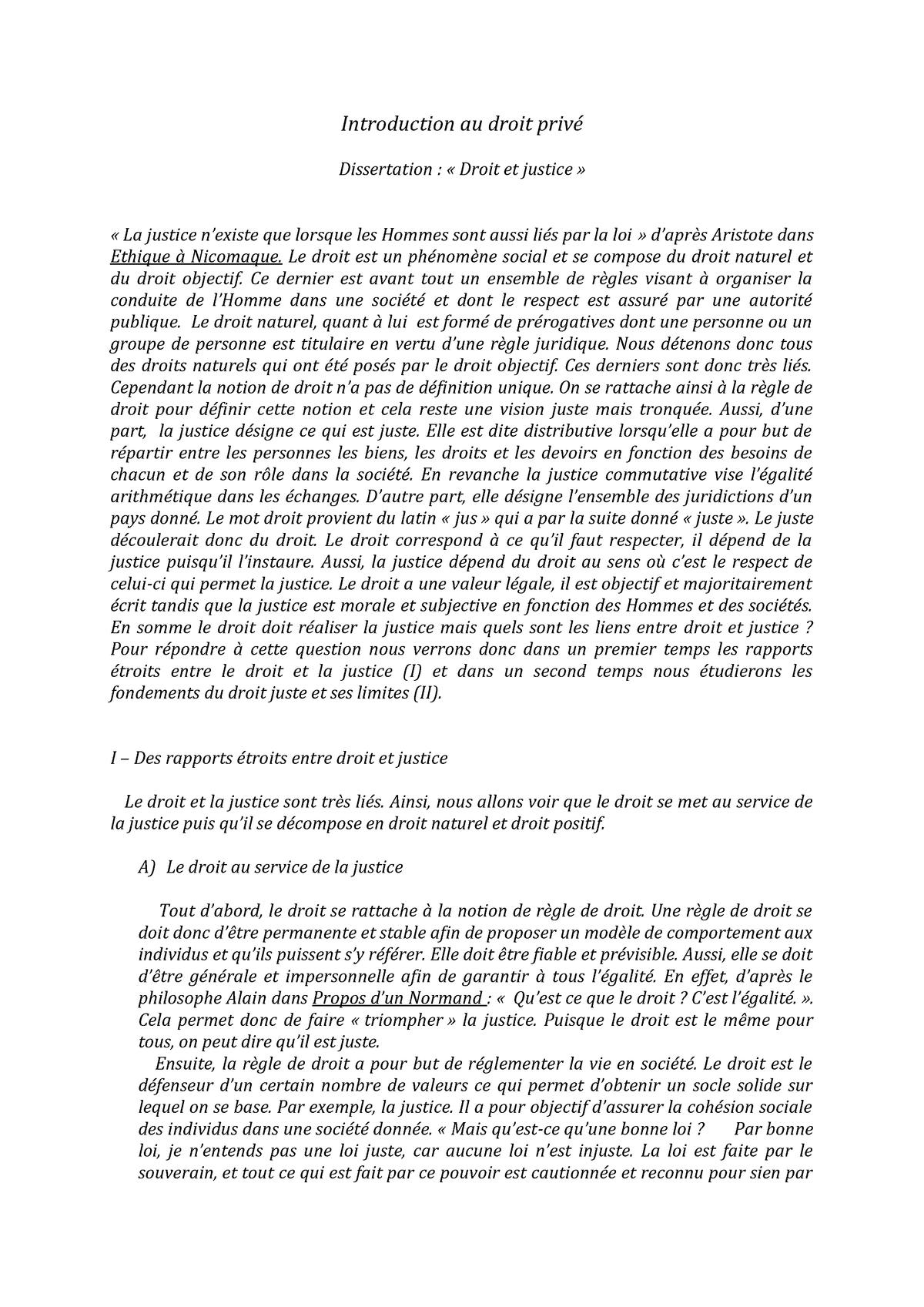 dissertation philosophie terminale pdf