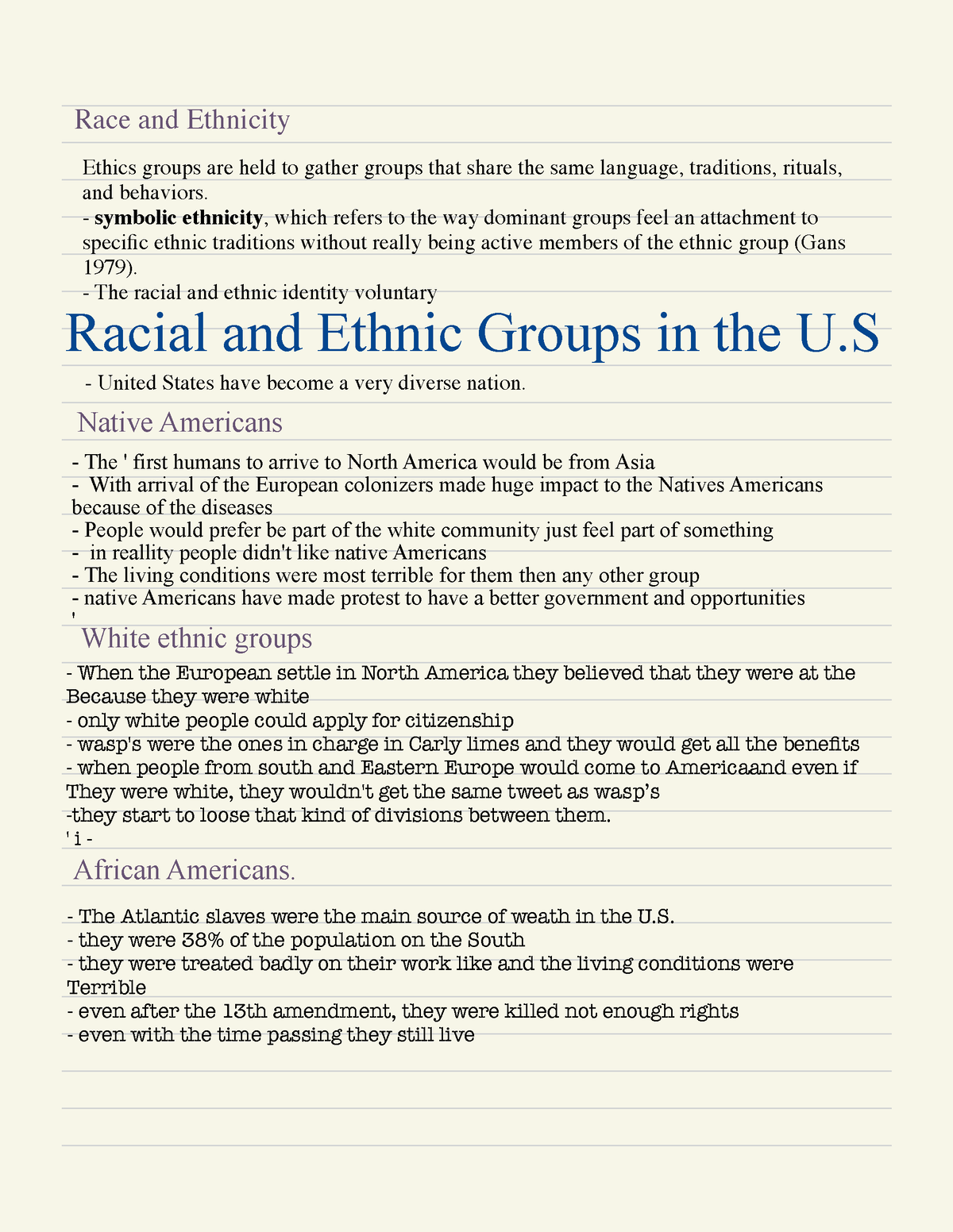 Chapter 8 (2) Sociology 101 - Race And Ethnicity Ethics Groups Are Held ...