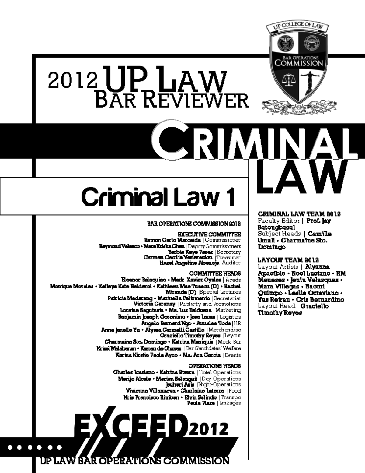 UP 20 12 Criminal Law Book 1 TAXATION AND - 13 CCCRRRIIIMMMIIINNNAAALLL ...