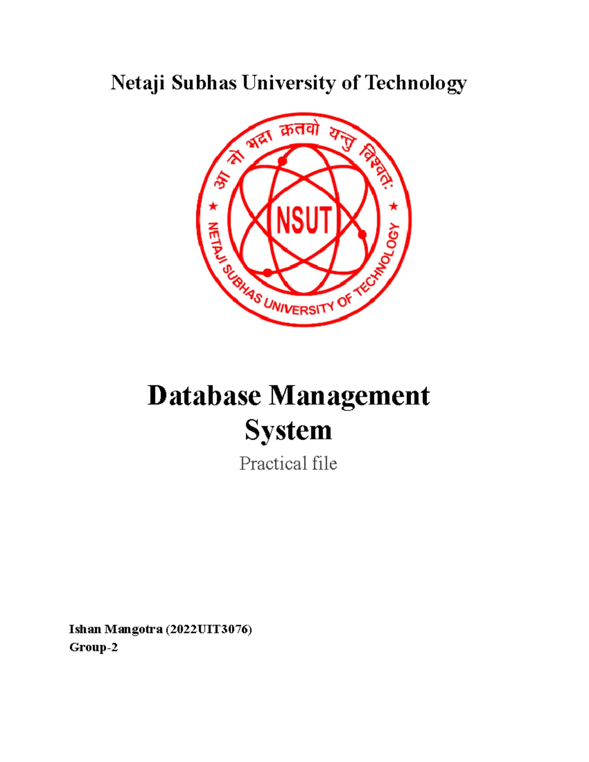 DBMS Full Notes - LEC-1: Introduction to DBMS What is Data? a. Data is ...