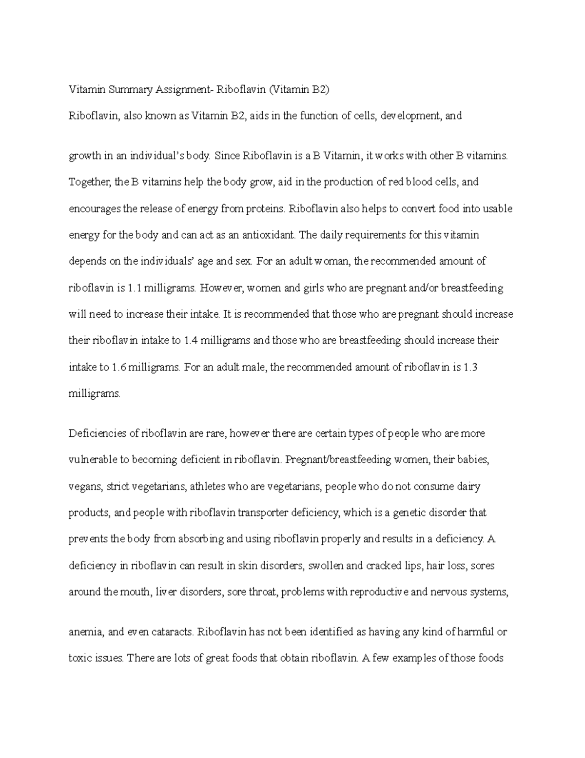 vitamin-b2-summ-vitamin-summary-assignment-riboflavin-vitamin-b2