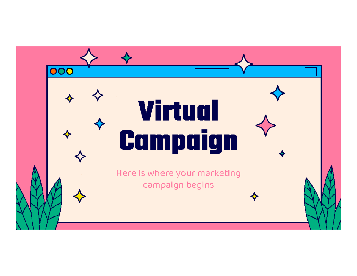 Virtual Campaign by Slidesgo - ####### Here is where your marketing ...