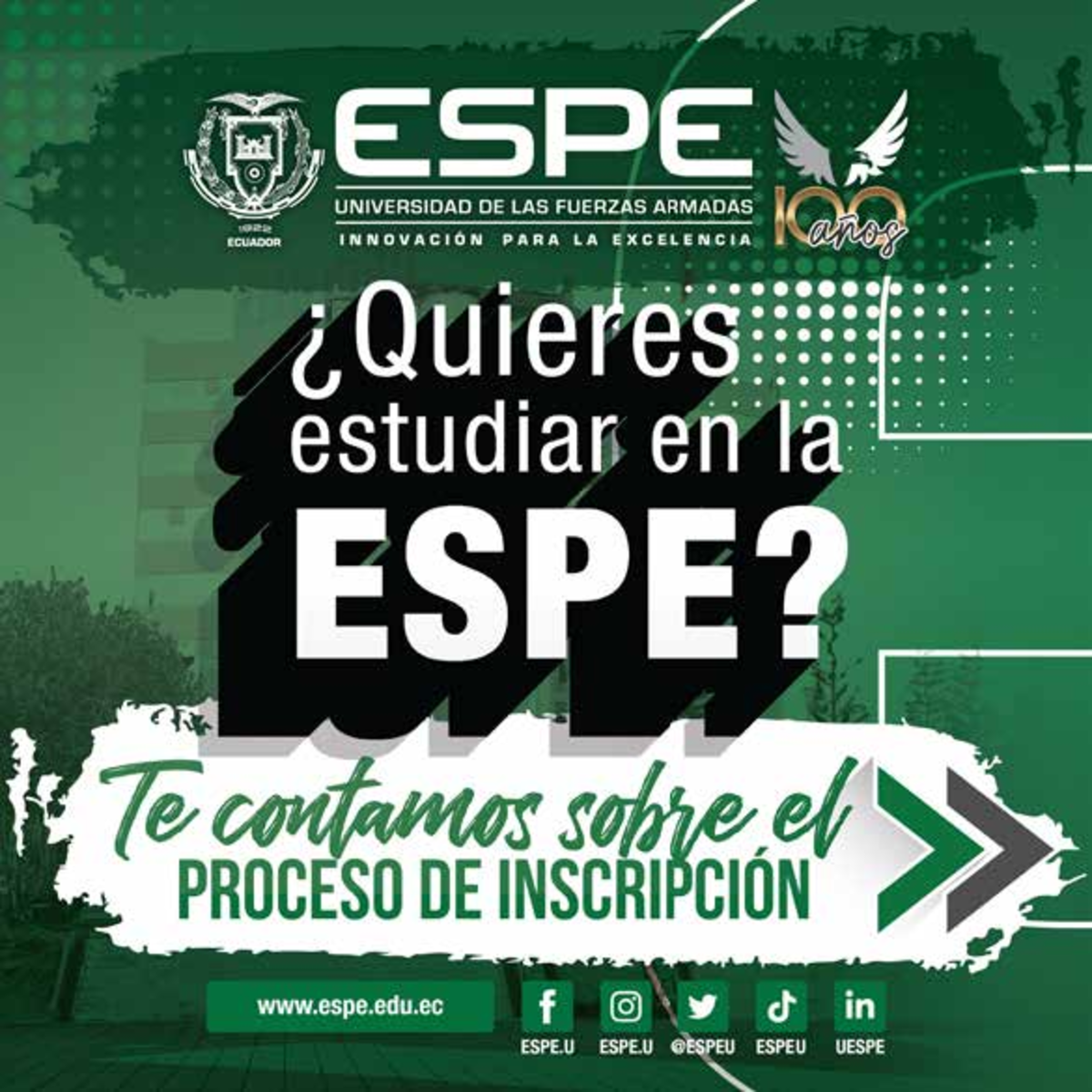 Quieres estudiar en la espe - INNOVACIÓN PARA LA EXCELENCIA OFERTA ...