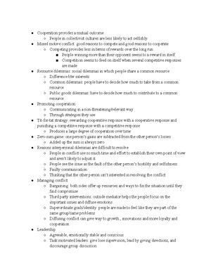 Chapter 10 - Textbook notes - Adrianna Beno Statistics for the ...