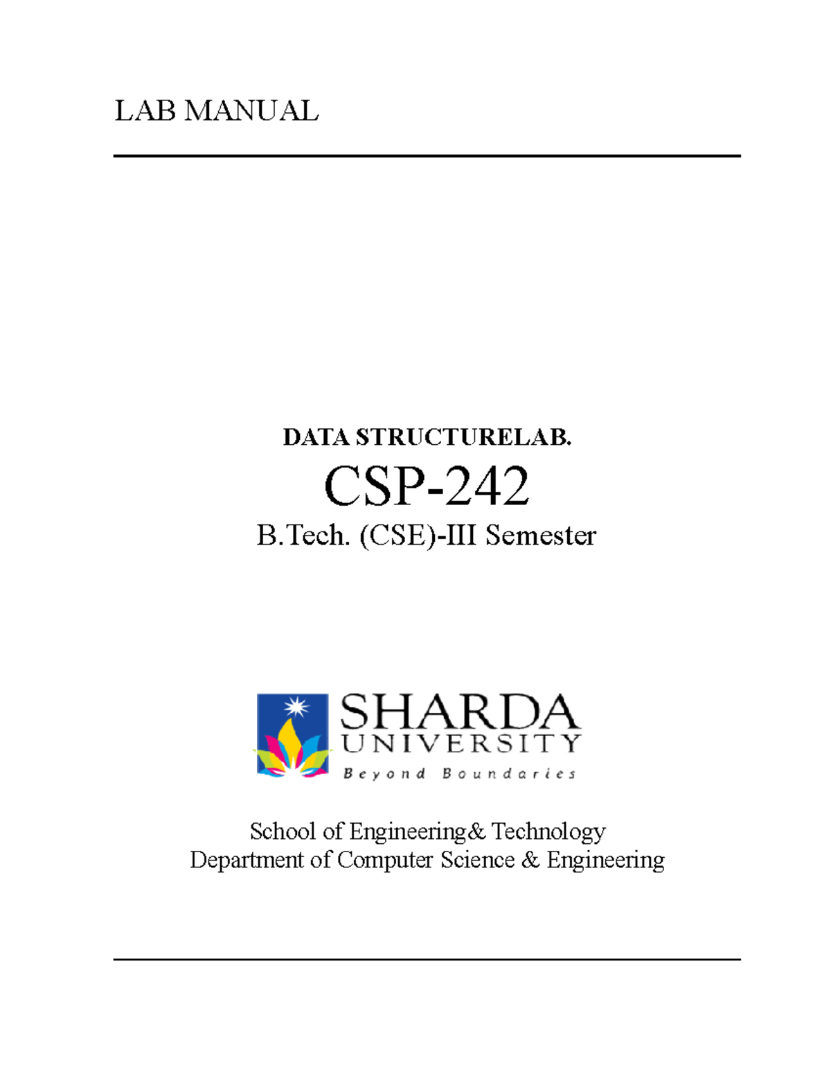 study of dso experiment lab manual